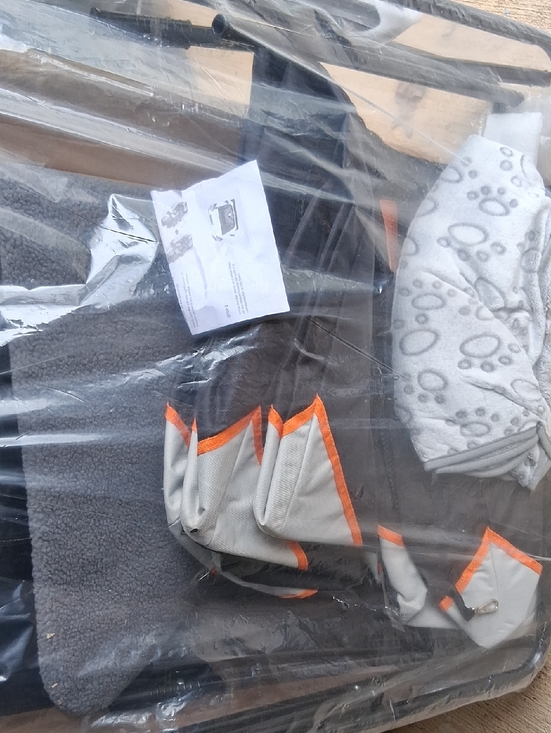 Other - Gray and Orange Pet Travel Carrier Organizer